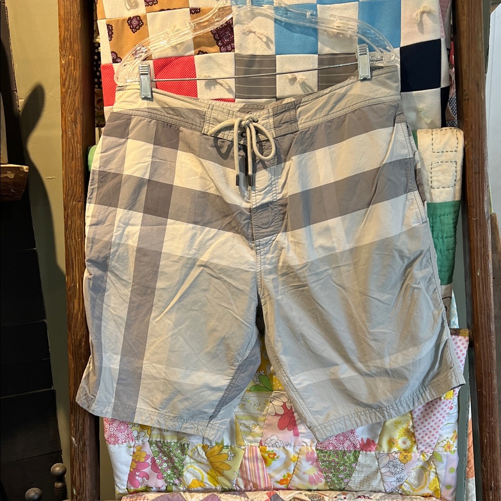 Authentic burberry Brit swim trunks size XL